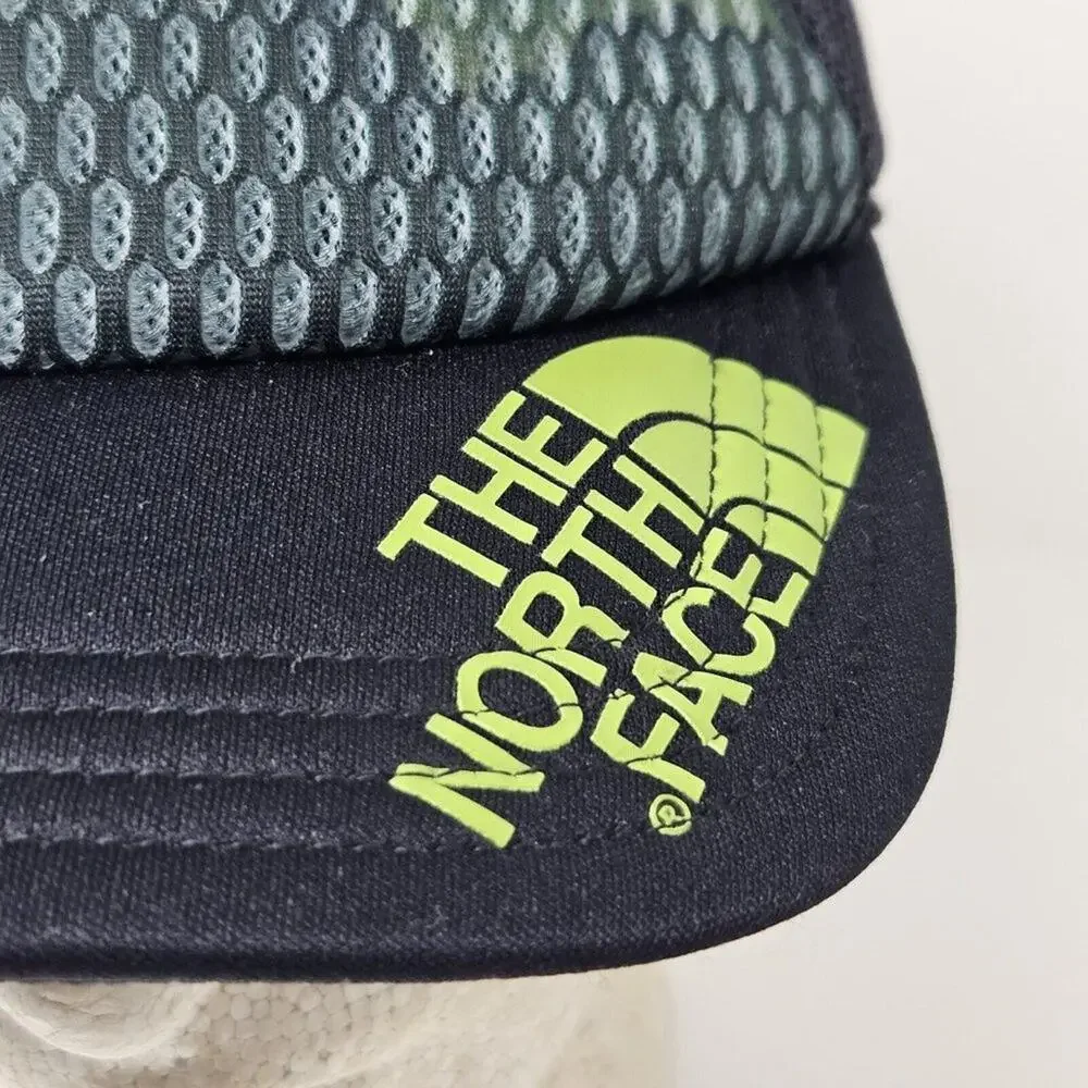The North Face Soft Bill Brim Green Black Hat Snapback Trucker Hat